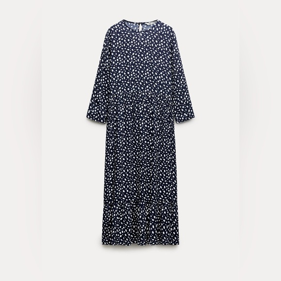 ZARA  LONG PRINTED DRESS ZW COLLECT - Picture 5 of 10